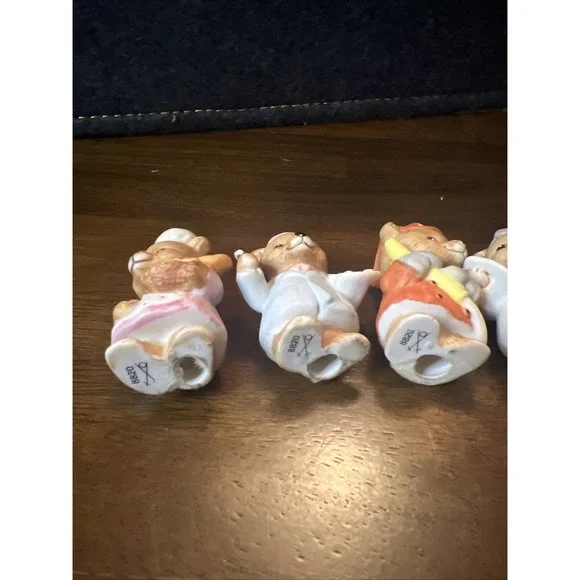 Set of‎ 6 Vintage Homco Career Professional Bears Home Interior Figurines # 8820 - Picture 10 of 11